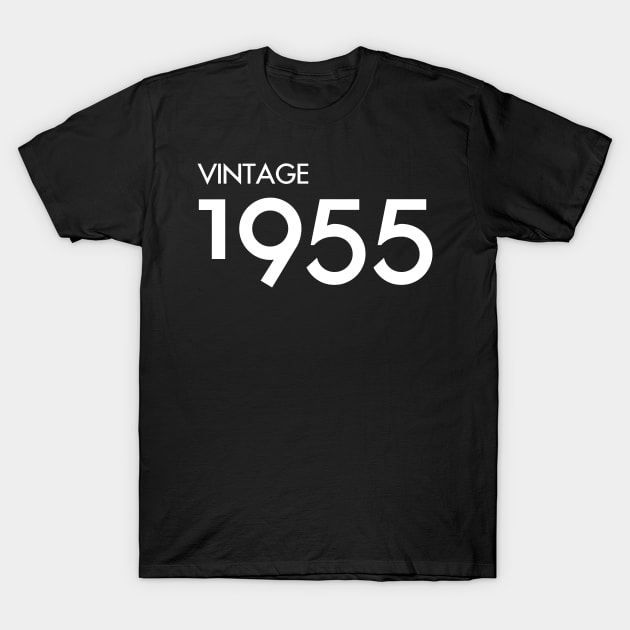 Vintage 1955 Gift 65th Birthday Party T-Shirt by Damsin